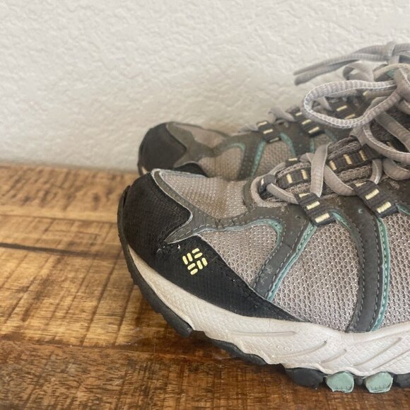 Columbia Kaibab BL3571-019 GrayTeal Techlite Hiking Trail Shoes Women's US 7.5 - Picture 4 of 14